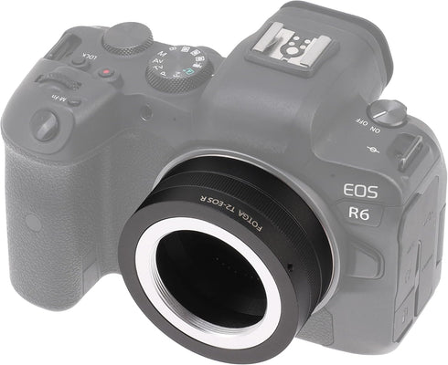 FOTGA T2-EOSR Lens Mount Adapter Ring for T2 T Lens to R3 R5 R5C R6 Mark II R7 R8 R10 R50 R100 RP Camera, Compatible with Canon EOS R Mount Series...