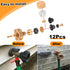RK-17MH Repair Kit Wall Hydrant Metal Handle Repair Kit Fit for Woodford Model 17 Outdoor Faucet(12 Pcs)...