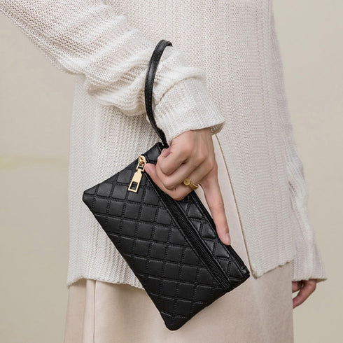 Women's Wristlet Clutch Wallet Purse Cell Phone Wallet Handbag with Wrist Strap...