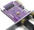 ipolex PCIE X1 to M.2/NGFF (A+E Key) WiFi Bluetooth Wireless Module Adapter Card with Dual-Band 2.4&5G 2X 5dBi Antenna...