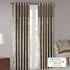 Madison Park Aubrey 2 Panel Curtain Faux Silk Paisley Jacquard, Rod Pocket Curtain for Living Room, Kitchen, Room Darkening Window Drape for Bedro...