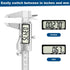 Digital Caliper, Caliper Measuring Tool with Stainless Steel, Electronic Micrometer Caliper with Large LCD Screen, Auto-Off Feature, Inch and Mill...