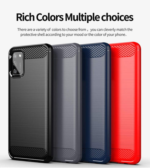 for Samsung Galaxy A02S case, with HD Screen Protector Soft TPU Slim Fashion Non-Slip Protective Phone Case Cover for Samsung Galaxy A02S (Black B...