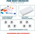 J&J Worldwide Magnetic Glass Dry Erase Whiteboard Eraser, Max Clean Dry Eraser, Magnetic, 4.4"x2.0", Premium Glass Whiteboard Eraser...