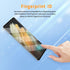 3 Pack Curved Tempered Glass Screen Protector Applicable for Samsung Galaxy S21 Ultra 5G 6.8inch, Support Fingerprint ID Friendly Tempered Glass S...