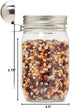 Jarware 82655 Stainless Steel Regular-Mouth Coffee Scoop, Metallic, 1 Tablespoon, Stainless Steel...