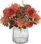 Artificial Flowers Fake Peony Silk Flowers Hydrangea Bouquet Decor Faux Camellia Flower for Home Living Room Table Centerpieces Decoration...