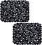 Bligli Pebble Sink Mat for Stainless Steel/Ceramic Sinks, 2 Pack PVC Sink Protectors Mats for Bottom of Kitchen Sink, Dish Drying Mat for Dishes a...