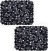 Bligli Pebble Sink Mat for Stainless Steel/Ceramic Sinks, 2 Pack PVC Sink Protectors Mats for Bottom of Kitchen Sink, Dish Drying Mat for Dishes a...