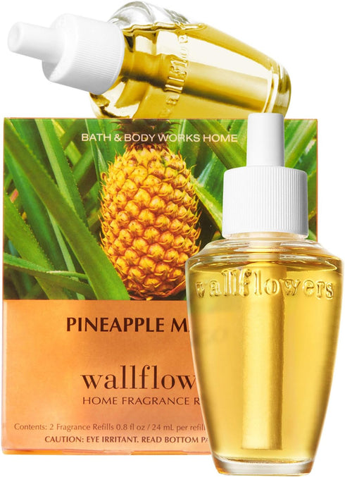 Bath and Body Works New Look! Pineapple Mango Wallflowers 2-Pack Refills...