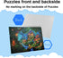 MISITU 100 Piece Puzzles for Kids Mushroom House Large Piece Puzzles 100 Pieces Puzzles for Adults Children Puzzles 100 Piece Families Challenging...