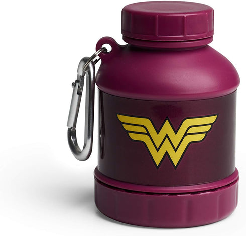 Justice League Protein Powder Storage Container 50g Protein Shaker Bottle Funnel – 110ml BPA Free Wonder Woman Gifts DC Comics Protein Shakes Bo...