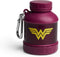 Justice League Protein Powder Storage Container 50g Protein Shaker Bottle Funnel – 110ml BPA Free Wonder Woman Gifts DC Comics Protein Shakes Bo...