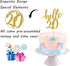 Hello 20 Cake Topper – 20th Birthday / 20th Anniversary Party Cake Decoration, 20th Birthday / 20th Anniversary Party Decorations Supplies (Gold, ...