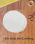 White Cardstock Paper Circles for Kids Arts and Crafts, Thick Cardstock 6 Inches Cutout Round Shape, Circular 92lb/250gsm Pre-Cut Heavy Card Stock...