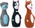 CHIWAVA 3 Pack 5.7 Inch Squeaky Latex Dog Toys Standing Stick Dog Dog Toy Puppy Fetch Interactive Play for Small Dogs...