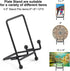 Plate Stand 3 Pack Display Stand Metal Book Holder Stand Black Picture Holder Stand Small Plate Stand Metal Frame Plate Display Stand for Picture ...
