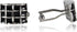 Chunky Woven Black and Silver Cufflinks with Presentation Box...