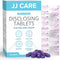 JJ Care Disclosing Tablets for Kids - 120 Count Plaque Disclosing Tablets, Berry Flavored Dental Plaque Tablets for Kids and Adults, Individually ...