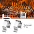 Universal A Style Meat Thermometer Probe Clip for Ambient Temperature Reading Upgraded Meat Thermometer Probe Holder for BBQ Smoker Oven Grill (Se...