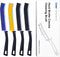 Crevice Cleaning Brush, 4Pcs Hard Bristle Crevice Cleaning Brushes for Household Use, Gap Cleaning Brush, Crevice Brush to Scrub and Clean, Toilet...