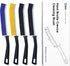 Crevice Cleaning Brush, 4Pcs Hard Bristle Crevice Cleaning Brushes for Household Use, Gap Cleaning Brush, Crevice Brush to Scrub and Clean, Toilet...
