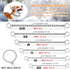 TagME Chain Choke Collar for Dogs, Adjustable Weather Proof Necklace for Medium Dogs, Alloy Steel Pet Training Collar...