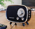 Crosley CR3039A-BK Rondo Retro Portable Rechargeable Bluetooth Speaker, Black...