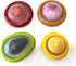 4PC Silicone Fruit and Vegetable Storage Containers Set for Fridge, Onion Storage Container, Avocado keeper,Tomato Saver,and Lemon holder...