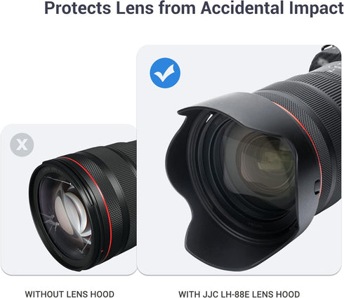 Lens Hood for Canon RF 24-70mm f2.8L IS USM Lens & Canon RF 24-105mm f2.8 L IS USM Z Lens Replaces Canon EW-88E with Reversible Design, Compatible...