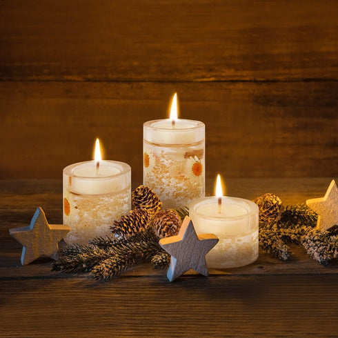Actvty Candle Holder Resin Molds, Set of 3 Cylindrical Tealight Candle Holder Silicone Molds for Resin Casting DIY Table Centerpiece Wedding Party...