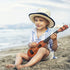 Kids Guitar Musical Toy Ukulele Classical Instrument(Brown),with Extra Harmonica 16 Holes...