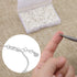 AIEX 1000Pcs 6mm Metal Open Jump Rings, Silver Plated Round Ring Connectors for DIY Jewelry Making Repair Bracelet Necklace...