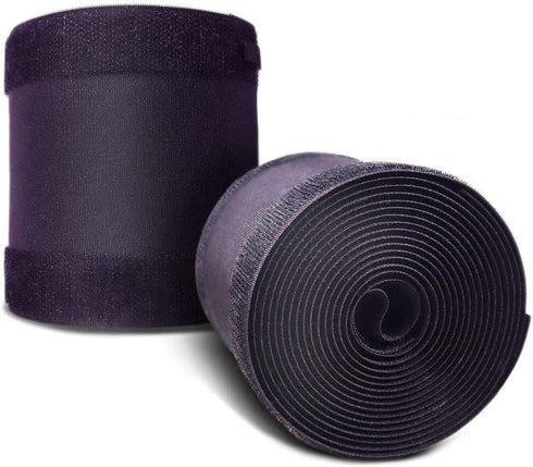 2 Pcs Black Floor Cord Cover for Office Carpet Wire Cover Under Desk Cable Grip Strip Management Hold Cords in Place for Power Cords Audio Cables ...