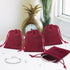 G2PLUS Red Velvet Jewelry Pouches, 20PCS Small Velvet Gift Bags with Drawstring, Wine Red Christmas Gift Bags for Wedding Favors, Candy Bag, Party...