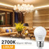 Low wattage Light Bulbs 1.5W LED Bulb Equivalent 15W20W Light Bulbs, 120v A15 LED Bulb Warm White 2700K Energy Saving Home Light Bulb E26 Base Cei...