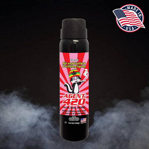 Agent 420-3.5 oz Odor Destroying Spray for Eliminating Pot Smoke, Cigarette or Most Unwanted Odors in Your House, Car or Apartment, Freshen Up The...