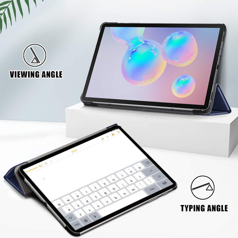 Case for Samsung Galaxy Tab S6 Lite 10.4 Inch 2024/2022/2020, Smart Case Trifold Stand Slim Lightweight Case Cover with Auto Sleep/Wake Navy...