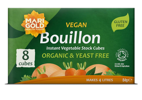 Marigold Org Veg Bouillon Yeast Free 8 Cubes...