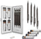 MozArt Mechanical Pencil Set with Case - 4 Sizes: 0.3, 0.5, 0.7 & 0.9mm with 30 HB Lead Refills Each & 4 Eraser Refills -Sketch, Drafting, Art, Dr...