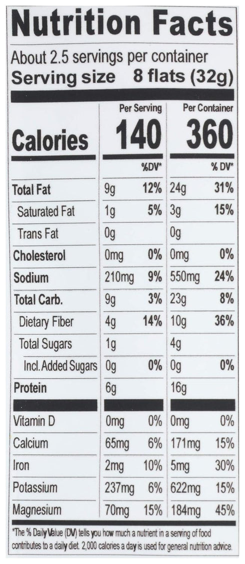 Brad's Raw Organic Everything Zucchini Veggie Flats, 3 OZ...