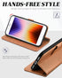 TUCCH Case Wallet for iPhone SE 2022 5G/Phone 7/8/SE 2020, PU Leather Flip Folio with Card Slot Stand Magnetic TPU Shockproof Inner Shell Compatib...