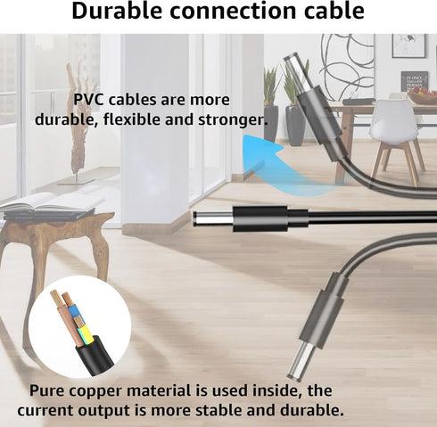 for Homeika Cordless Vacuum Power Cord Charger Compatible with for Homeika H016 HA016 Cordless Vacuum Power Adapter...