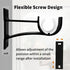 KOLAKO 4 Pack Curtain Rod Bracket, Heavy Duty Curtain Rod Holders Single Decorative Rod Hooks Hanger for 1 Inch Drapes Rod, Black...