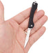 Samior S12 Mini SlipJoint Scalpel Folding Pocket Knife with 10pcs #11 Replaceable Blade, Black G10 Handle Utility EDC Keychain Knife for Box Cutti...
