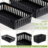 6 Pack Plastic Basket 10.24 x 6.5 x 2.36 Inch Small Plastic Storage Bins Rectangle Plastic Organizer Tray Classroom Containers for Organizing Shel...