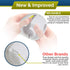 Child Safety Door Knob Cover (4 Pack) Hard-to-Remove Dual-Lock Door Handle Covers for Kids - Reusable Baby Proof Door Knob Locks - Installs Easily...