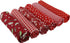 UOOOM 6pcs 50 x 50cm Patchwork Cotton Fabric DIY Handmade Sewing Quilting Fabric Different Designs (Tone-Red)...
