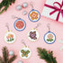 INFUNLY Flower Embroidery Kit Beginner Embroidery Kit with Instructions, 3 Strands, Hoops and Color Threads, Embroidery Cross Stitch Practice Kits...