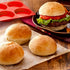 Hamburger Bun Molds 2 Pack Silicone Baking Pans, 4 Inch Muffin Top Pan Egg Sandwish Mold Small Layer Cake Molds Round Disc Pan for Mini Cake, Jumb...